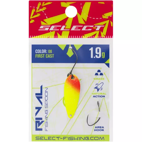 Блешня Select Rival 1.9g 30mm #08 First Cast, Вага блешні: 1.9, Колір блешні: #08 First Cast, фото , изображение 2